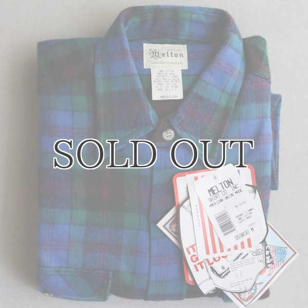 画像13: MELTON COMPANY (メルトンカンパニー) Wintermaster BRAWNY FLANNEL SHIRTS TRIPPER STITCH【MADE IN U.S.A】『米国製』/ デッドストック (13)