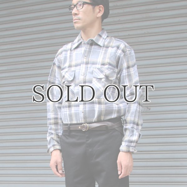 画像6: MELTON COMPANY (メルトンカンパニー) Wintermaster BRAWNY FLANNEL SHIRTS TRIPPER STITCH【MADE IN U.S.A】『米国製』/ デッドストック (6)