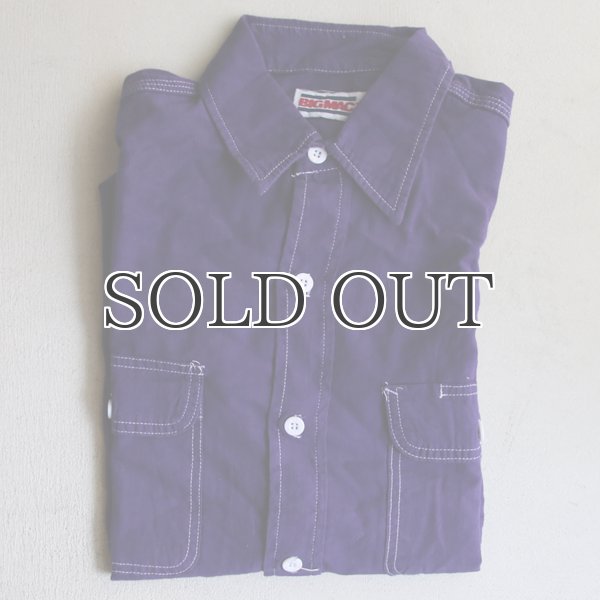 画像17: BIGMAC (ビッグマック) シャンブレーワーク長袖シャツ【MADE IN U.S.A】『米国製』/ デッドストック (17)