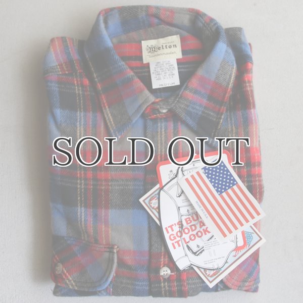 画像9: MELTON COMPANY (メルトンカンパニー) Wintermaster BRAWNY FLANNEL SHIRTS TRIPPER STITCH【MADE IN U.S.A】『米国製』/ デッドストック (9)