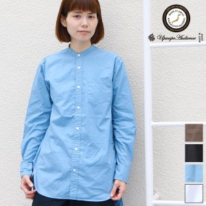 画像: 【RE PRICE/価格改定】タイプライターバンドカラーオーバーサイズL/Sシャツ[Lady's]【MADE IN JAPAN】『日本製』/ Upscape Audience