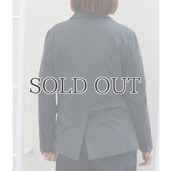 画像4: シルケットモックミラノリブ 2B テーラードジャケット[Lady's] Audience (4)