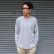 画像12: ランダムワッフル ヘムラウンドVネック　L/S　ニットソー【MADE IN JAPAN】『日本製』/ Upscape Audience (12)