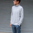 画像11: ランダムワッフル サドルショルダー タートルネック L/S ニットソー【MADE IN JAPAN】『日本製』/ Upscape Audience (11)