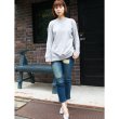 画像4: 【RE PRICE/価格改定】30/10裏毛サイドスリットオーバーサイズクルーネック長袖スウェット[Lady's]【MADE IN JAPAN】『日本製』/ Upscape Audience (4)