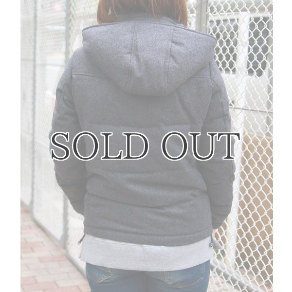 画像4: 550gピュアウールメルトン 脱着フードダウンジャケット  [Lady's]/ Audience【取寄せ対応可能】 (4)