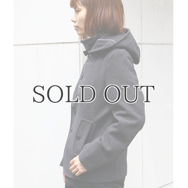 画像3: 840g ピュアウールメルトン脱着フードスタンドジャケット [Lady's]【送料無料】 / Audience (3)