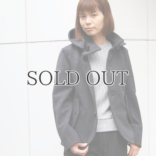 画像5: 840g ピュアウールメルトン脱着フードスタンドジャケット [Lady's]【送料無料】 / Audience (5)