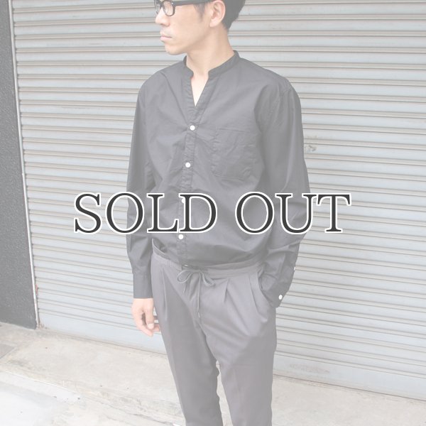 画像14: タイプライターVネックバンドカラー L/S シャツ【MADE IN JAPAN】『日本製』/ Upscape Audience (14)