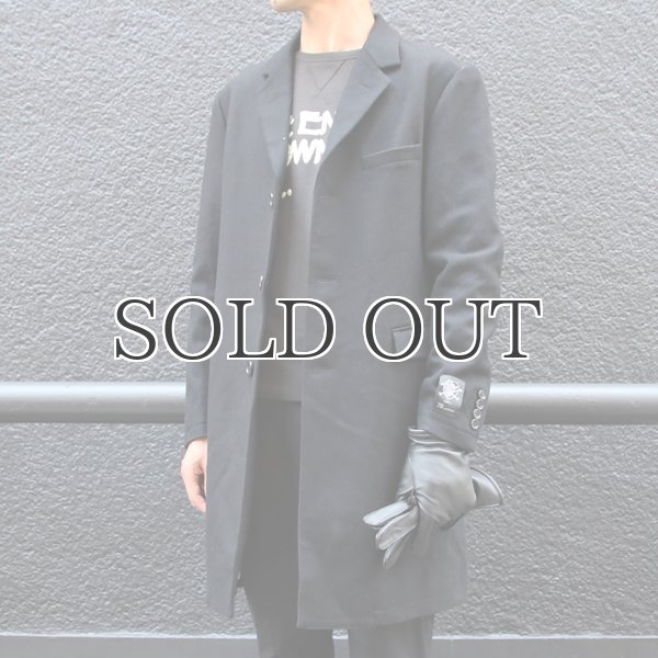 画像9: イタリアMILIORカシミア混メルトン 3Bロングチェスターコート / Audience【取寄せ対応可能】 (9)