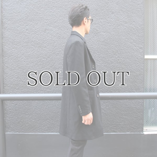 画像4: イタリアMILIORカシミア混メルトン 3Bロングチェスターコート / Audience【取寄せ対応可能】 (4)