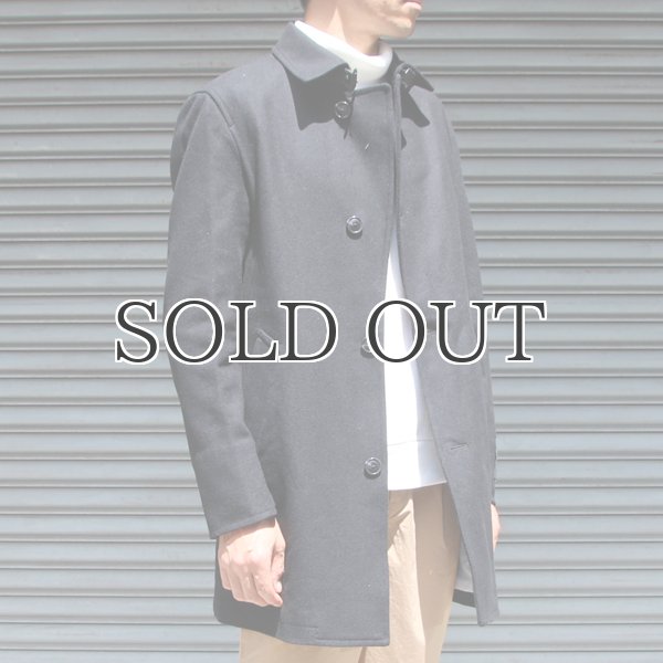 画像6: イタリアMILIORカシミア混メルトン ステンカラーコート / Audience (6)