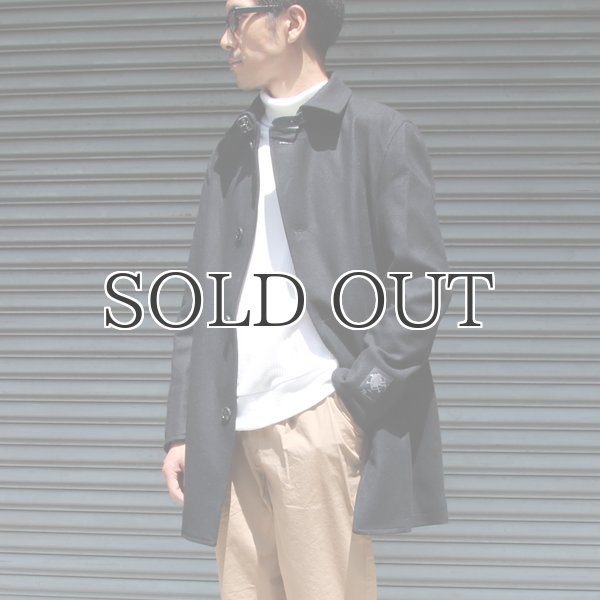 画像3: イタリアMILIORカシミア混メルトン ステンカラーコート / Audience (3)