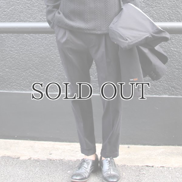 画像11: イタリアBESTE社 コットンツイル 2タックアンクルパンツ / Audience (11)