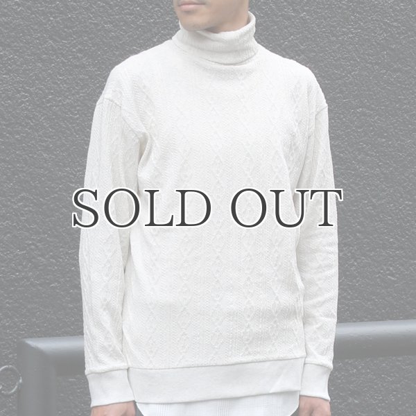 画像7: ケーブルセットインスリーブ タートルネックニットソー/ Upscape Audience (7)