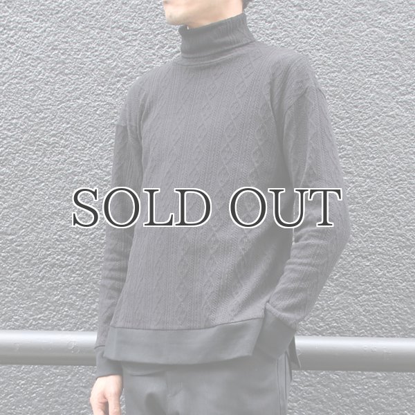 画像9: ケーブルセットインスリーブ タートルネックニットソー/ Upscape Audience (9)