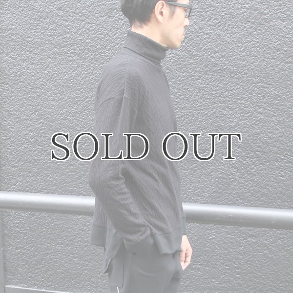画像6: ケーブルセットインスリーブ タートルネックニットソー/ Upscape Audience (6)