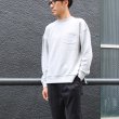 画像11: 【RE PRICE/価格改定】スウェットセットインスリーブ　グラスポケット付きC/N　LS【MADE IN JAPAN】『日本製』/ Upscape Audience (11)