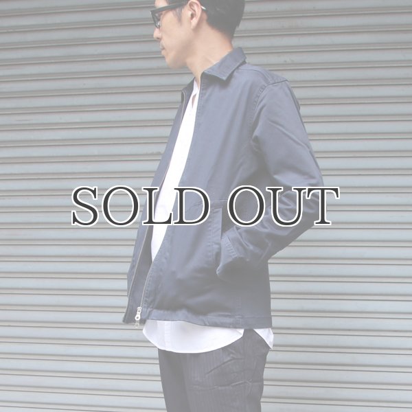 画像3: 硫化染めストレッチツイルZIPミリタリーシャツジャケット / Audience (3)