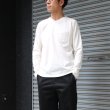 画像10: 【RE PRICE/価格改定】コーマ天竺 2TONE Vネック ポケ付き L/S Tee【MADE IN JAPAN】『日本製』/ Upscape Audience (10)