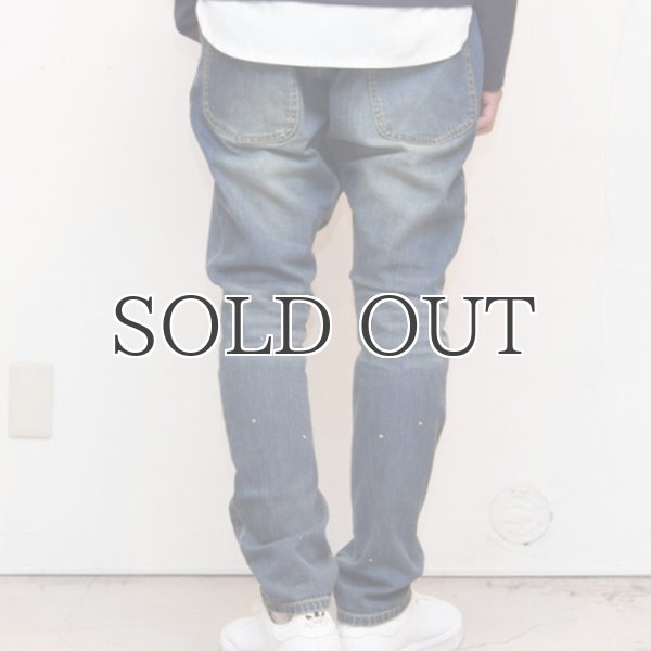 画像8: ヴィンテージウォッシュレイヤードストレッチデニムパンツ  / Audience (8)