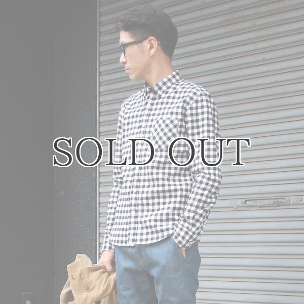 画像14: 【価格改定/RE PRICE】フランネルチェックチビ衿ボタンダウン長袖_Shirts【MADE IN JAPAN】『日本製』/ Upscape Audience (14)