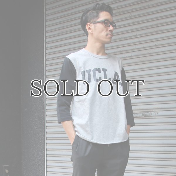 画像9: オールドプリント"UCLA"ヴィンテージセットインベースボールアンダーTEE / Audience (9)