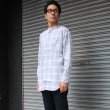 画像9: フランネルチェックバンドカラーロング長袖_Shirts【MADE IN JAPAN】『日本製』/ Upscape Audience (9)