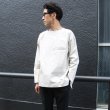 画像11: 【RE PRICE / 価格改定】コットンギャバジンボートネックP/O ポケット付L/SシャツTEE【MADE IN JAPAN】『日本製』/ Upscape Audience (11)