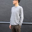 画像6: 吊り編み天竺オーバーラップC/N グラスポケ付き L/S Tee【MADE IN TOKYO】『東京製』/ Upscape Audience (6)