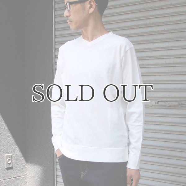 画像9: 吊り編み天竺V/ネック L/S Tee【MADE IN TOKYO】『東京製』/ Upscape Audience (9)