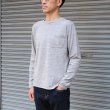 画像5: 吊り編み天竺オーバーラップC/N グラスポケ付き L/S Tee【MADE IN TOKYO】『東京製』/ Upscape Audience (5)