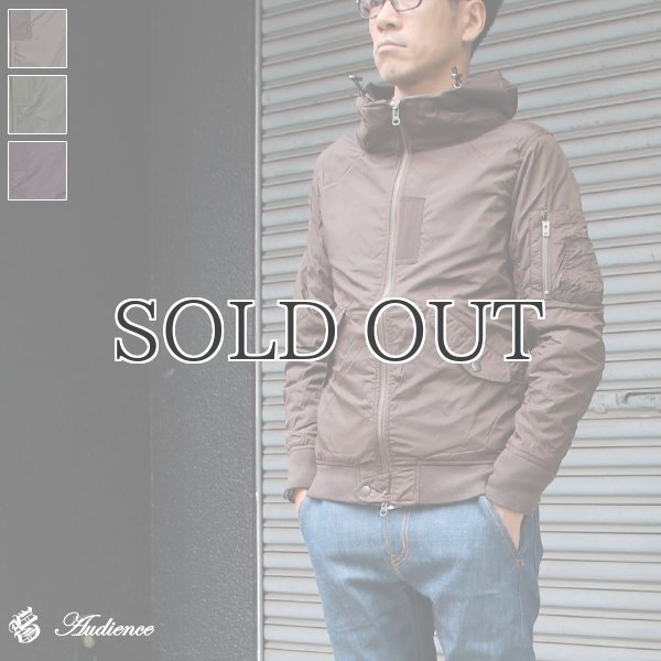 画像1: ボンディング高密度PETフードMA-1ブルゾン 【RE-STOCK】 / Audience (1)