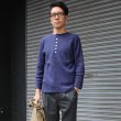 画像5: 【RE PRICE/価格改定】度詰ワッフル1コンチョボタンヘンリーネック7分袖カットソー【MADE IN JAPAN】『日本製』/ Upscape Audience (5)