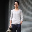 画像6: 【RE PRICE / 価格改定】ガラガラ紡Vネック7分袖カットソー【MADE IN JAPAN】『日本製』/ Upscape Audience (6)