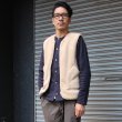 画像8: ソフトタッチ ボアフリース Vネック ZIP ベスト【MADE IN JAPAN】『日本製』/ Upscape Audience (8)
