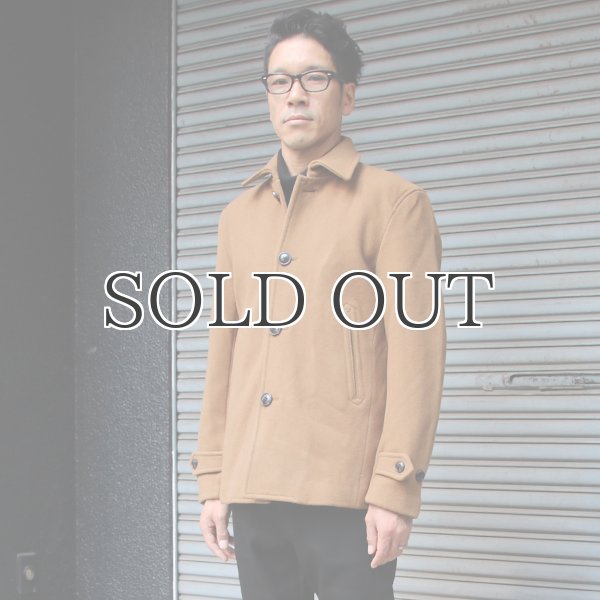 画像3: 840gピュアウールメルトンステンカラージャケット 【送料無料】 / Audience (3)