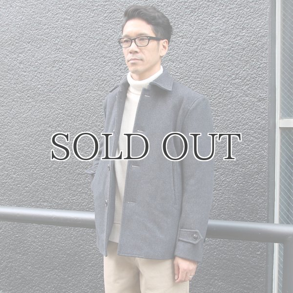 画像4: 840gピュアウールメルトンステンカラージャケット 【送料無料】 / Audience (4)