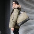 画像15: デッドストックレインカモテント生地×Leather Travel Tote Bag 【送料無料】 / Upscape Audience VASCO (15)