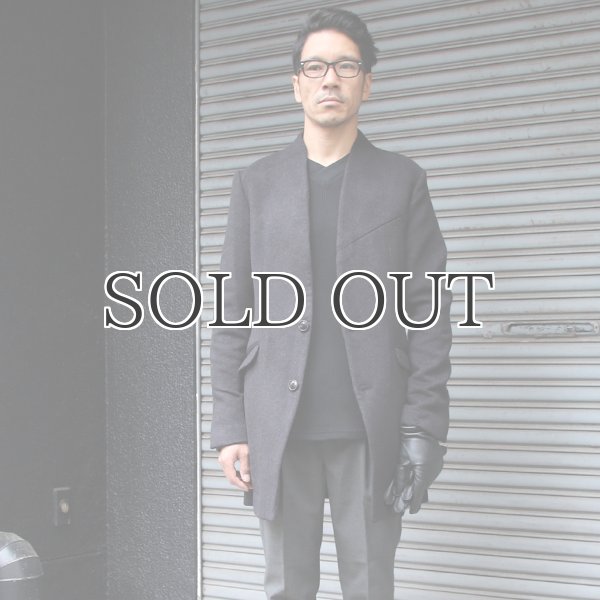 画像4: Wフェイスビーバーノーカラー2Bチェスターコート 【送料無料】 / Audience (4)