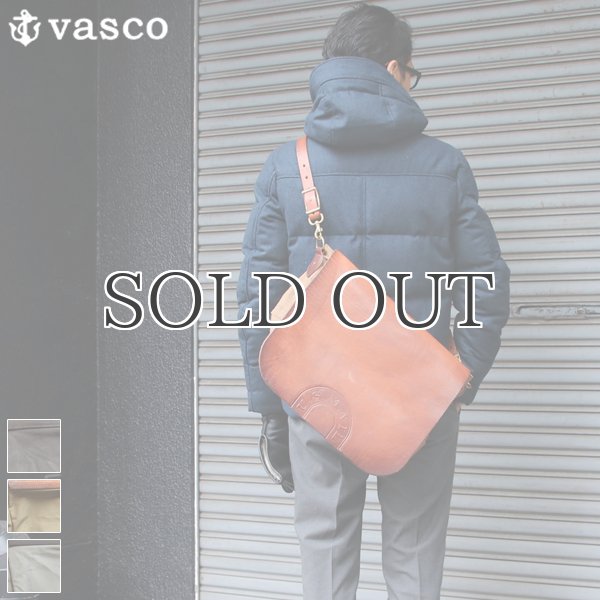 画像1: キャンバス×レザー メールバッグ【MADE IN JAPAN】『日本製』【送料無料】  / vasco (1)