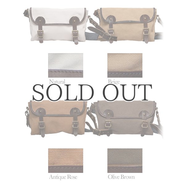 画像6: 国産キャンバス×レザーフィッシングミニショルダーバッグ 【送料無料】 / VASCO (6)