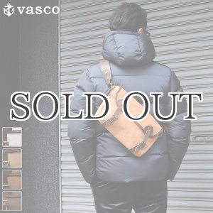 画像: 国産キャンバス×レザーフィッシングミニショルダーバッグ 【送料無料】 / VASCO