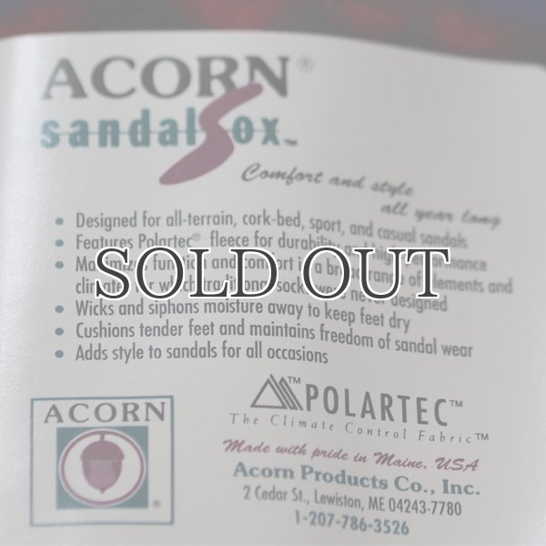 画像9: ACORN(エイコーン)/フリースソックス【MADE IN U.S.A】『米国製』/ デッドストック (9)