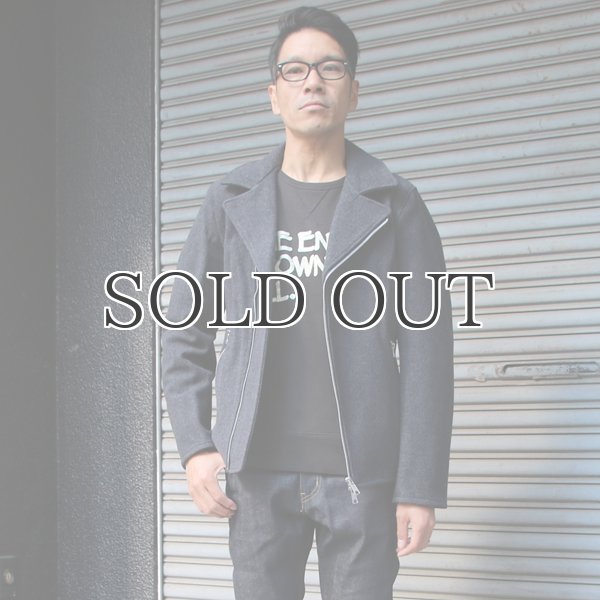 画像6: 840gピュアウールメルトンライダースジャケット 【送料無料】 / Audience【取寄せ対応可能】 (6)