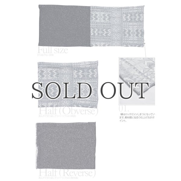 画像6: シルクドジャガードリバーシブルネックウォーマー/キャップ【MADE IN JAPAN】 / Upscape Audience (6)