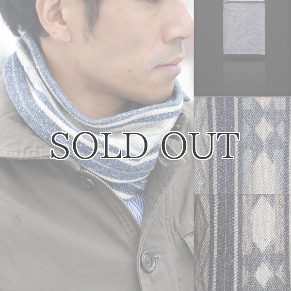 画像4: フィッシャーマンズブランケットリバーシブルネックウォーマー/キャップ【MADE IN JAPAN】 / Upscape Audience (4)