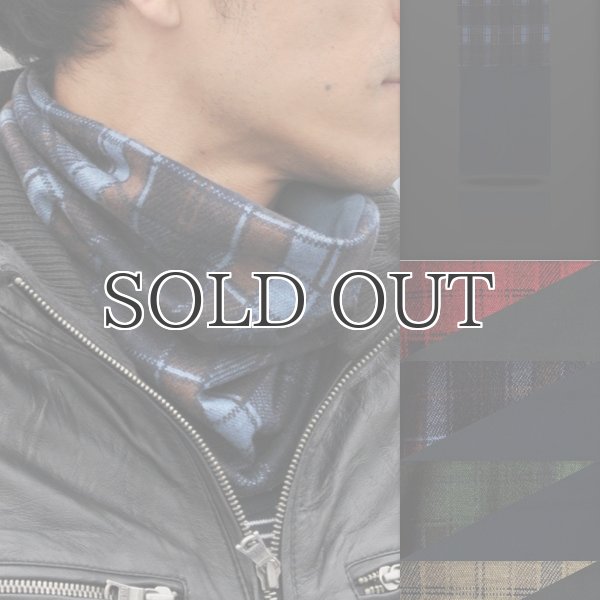 画像10: プレッピーチェックジャガードリバーシブルネックウォーマー/キャップ【MADE IN JAPAN】 / Upscape Audience (10)