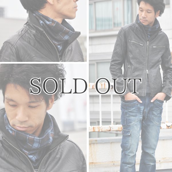 画像6: プレッピーチェックジャガードリバーシブルネックウォーマー/キャップ【MADE IN JAPAN】 / Upscape Audience (6)