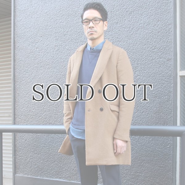 画像3: ダブルフェイスウールビーバーメルトンダブルチェスターコート 【送料無料】 / Audience (3)